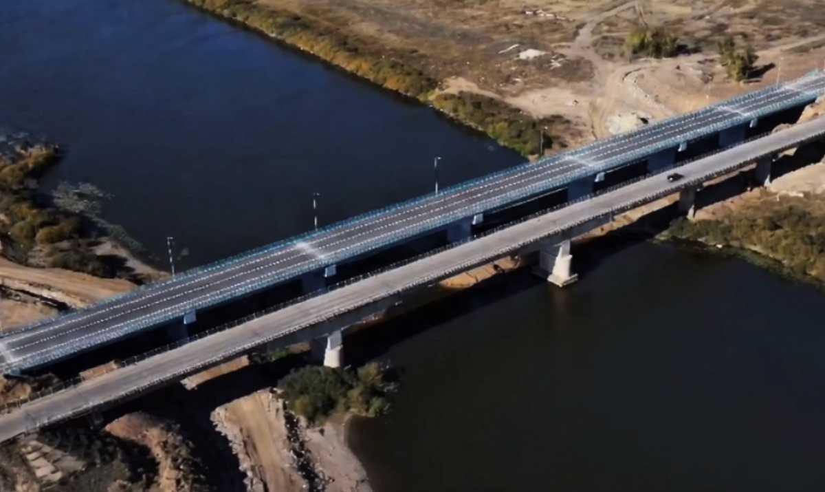 В Акмолинской области завершено строительство нового моста через реку Ишим