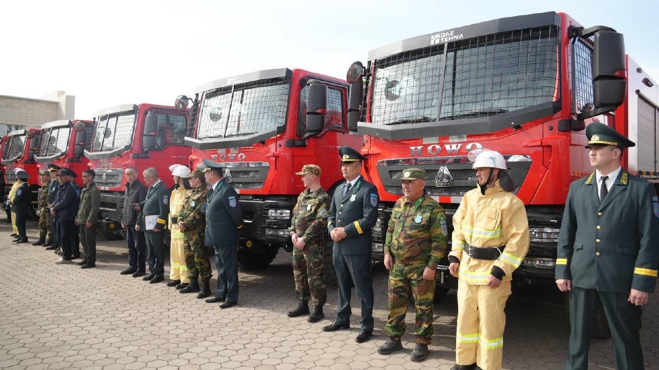 Лесным учреждениям Акмолинской области передана новая противопожарная техника