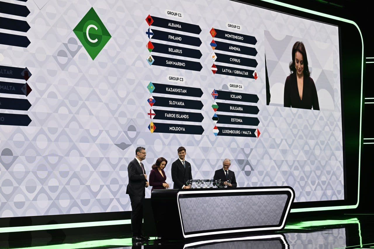 Казахстан узнал соперников по группе в Лиге наций УЕФА