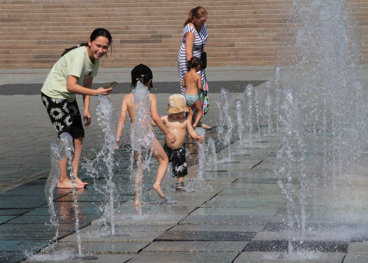 Жара, июль…