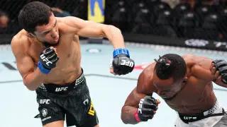 Алиби Идирис одержал первую победу в UFC