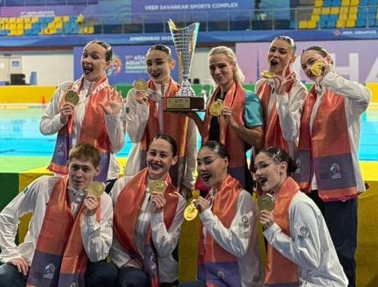 Казахстанские синхронисты стали обладателями Кубка чемпионата Азии