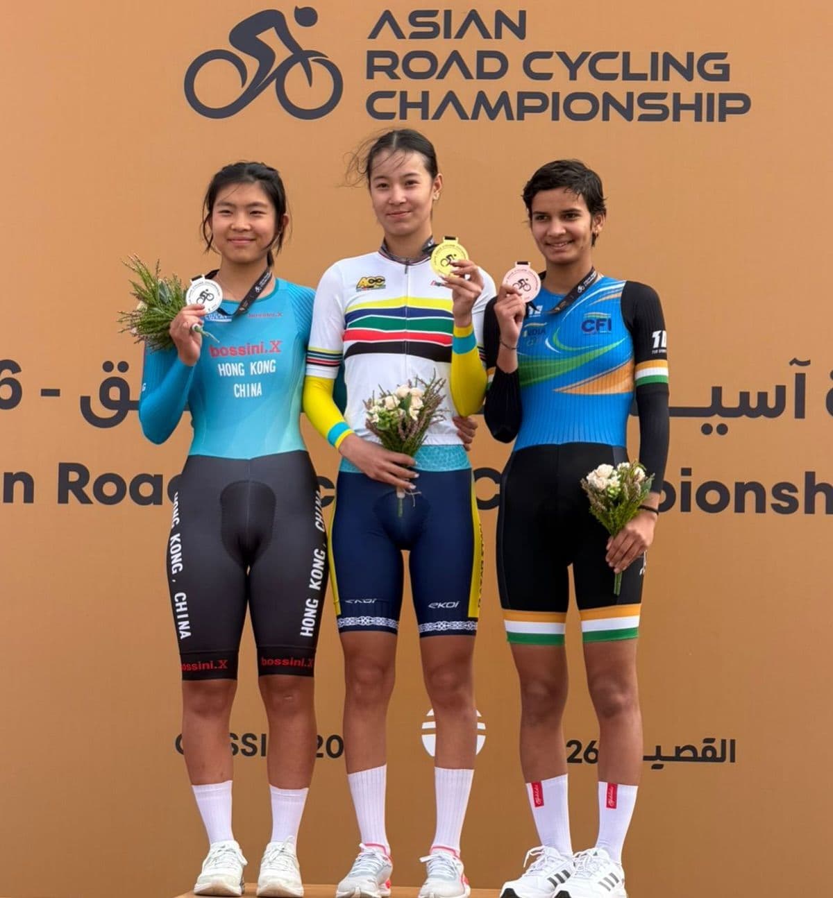 Две награды завоевали казахстанские гонщики в групповой гонке на чемпионате Азии