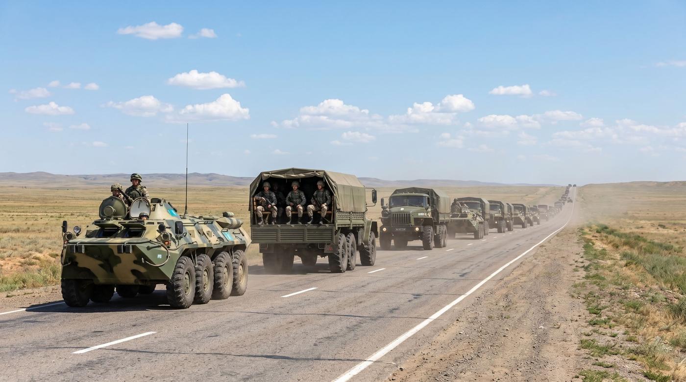 Минобороны предупредило казахстанцев о плановом передвижении военной техники